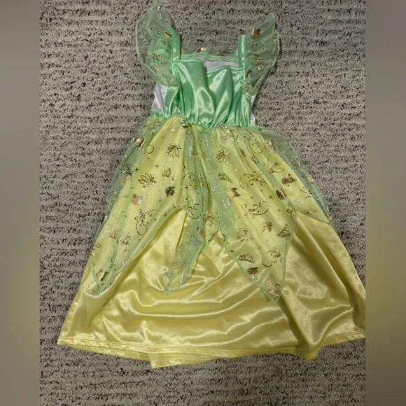 Disney Princess Tiana Green and Yellow Costume - Picture 2 of 4